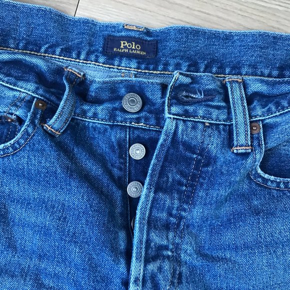 Polo Ralph Lauren Button Fly Mid-Rise Jeans - Picture 2 of 3